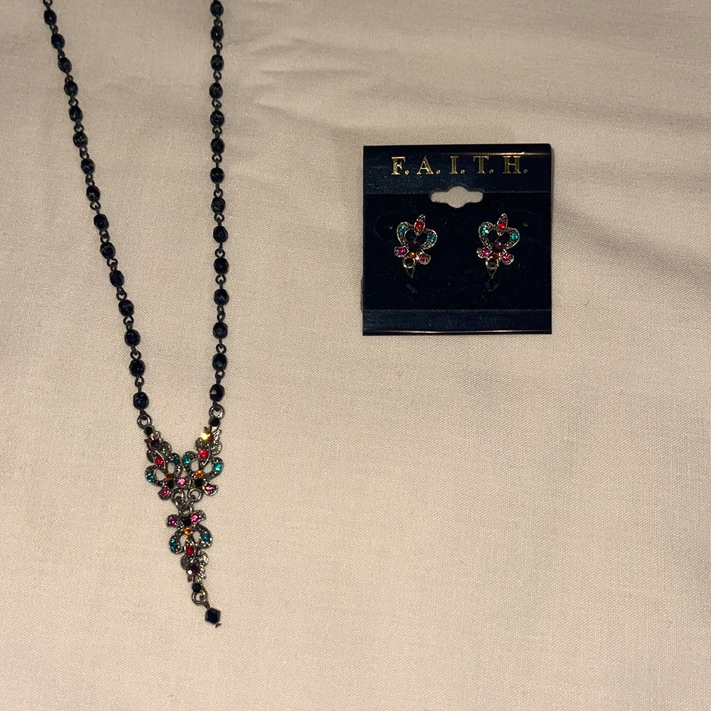 F.A.I.T.H. “Fantasia” Necklace and earring set